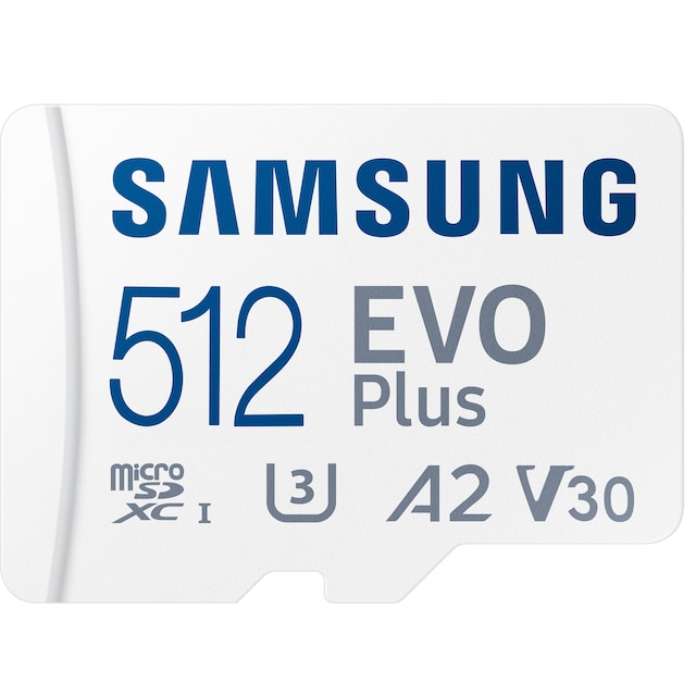 Samsung EVO Plus micro SD minnekort (512GB)