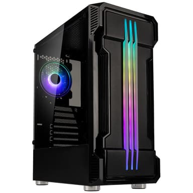 Kolink Inspire Series K10 Midi-Tower ARGB Gaming Case-Black Window