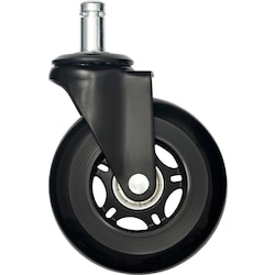 Essentials 75 mm Rollerblade hjul - 5-pakning (sort)