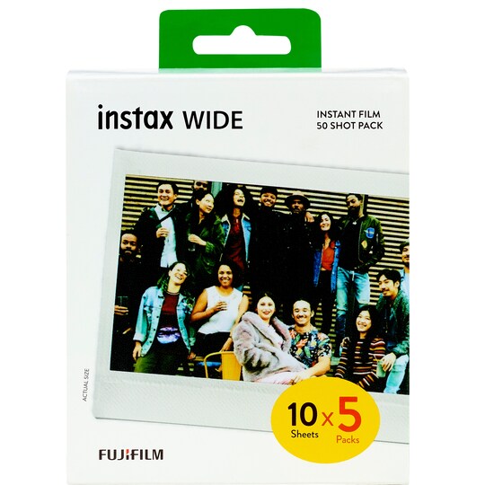 Fujifilm Instax Wide fotoark (50-pakning)