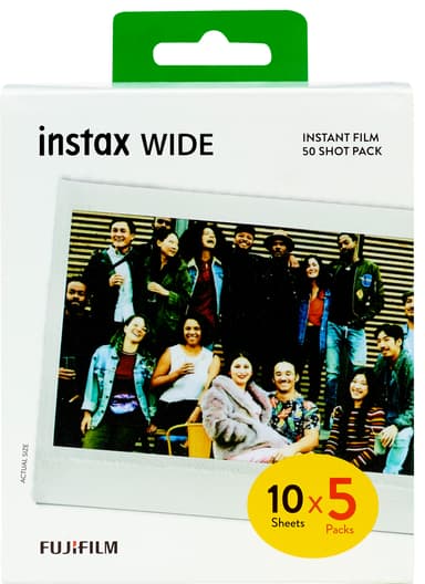 Fujifilm Instax Wide fotoark (50-pakning)