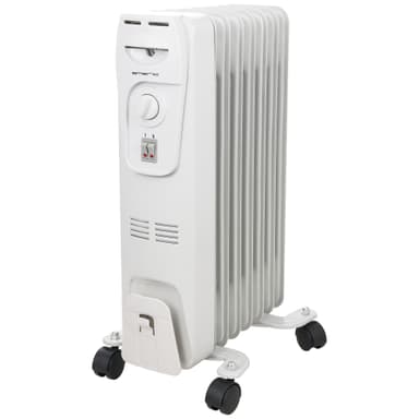 Emerio oljefylt radiator HO105588 (hvit)