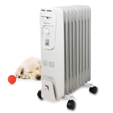Emerio oljefylt radiator HO105589 (hvit)