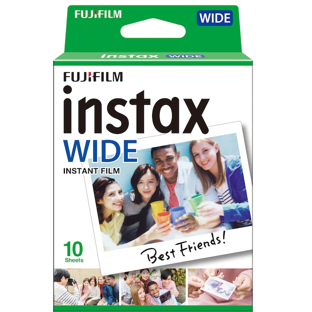 Fujifilm Instax Wide fotoark (10-pakning)
