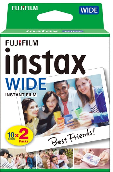 Fujifilm Instax Wide fotoark (20-pakning)