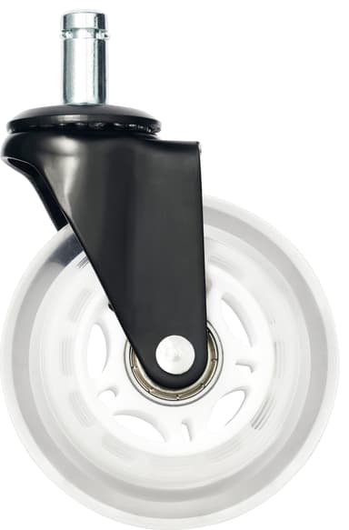 Essentials 75 mm Rollerblade hjul - 5-pakning (Transparent hvit)