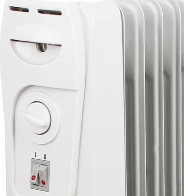 Emerio oljefylt radiator HO105589 (hvit)