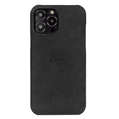 Krusell iPhone 13 Pro Deksel Leather Cover Svart