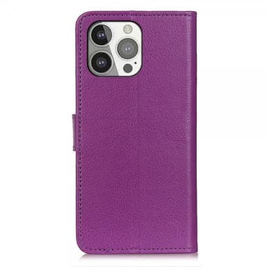 Nordic Covers iPhone 13 Pro Etui Litchi Lilla