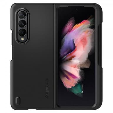 Spigen Samsung Galaxy Z Fold3 Deksel Thin Fit P Svart
