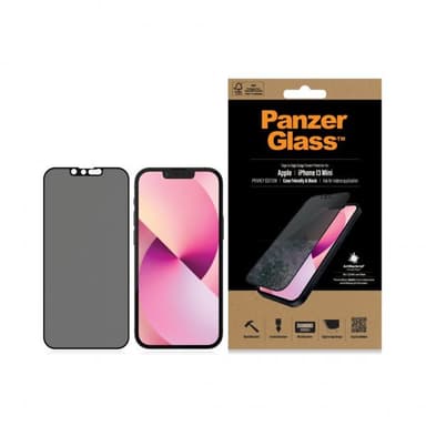 iPhone 13 Mini Skjermbeskytter Edge-to-Edge Case Friendly Privacy