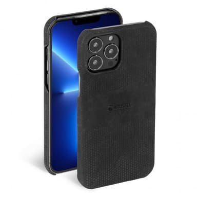 Krusell iPhone 13 Pro Deksel Leather Cover Svart
