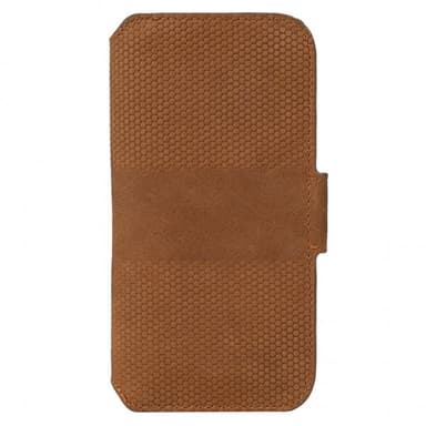 Krusell iPhone 13 Etui Leather PhoneWallet Cognac