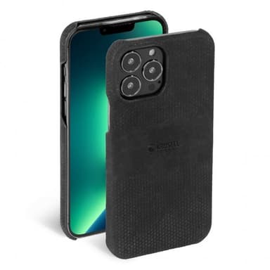 Krusell iPhone 13 Pro Max Deksel Leather Cover Svart