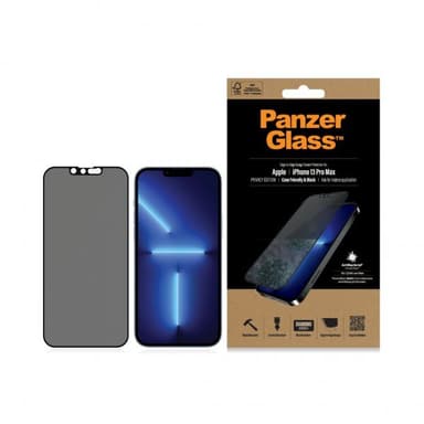 iPhone 13 Pro Max Skjermbeskytter Edge-to-Edge Case Friendly Privacy