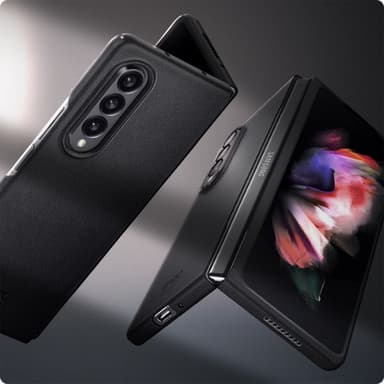 Spigen Samsung Galaxy Z Fold3 Deksel Enzo Svart
