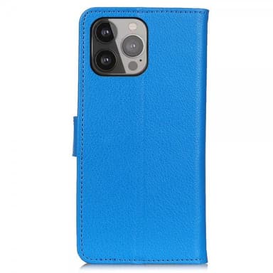 Nordic Covers iPhone 13 Pro Max Etui Litchi Blå