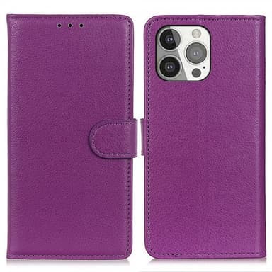 Nordic Covers iPhone 13 Pro Etui Litchi Lilla