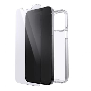 Speck iPhone 13 Pro Max Deksel GemShell + Screen Protector Bundle Clear