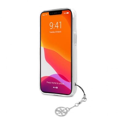 Guess iPhone 13 Pro Deksel Stripe Charm Grå