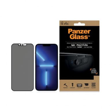 iPhone 13 Pro Max Skjermbeskytter Edge-to-Edge CamSlider Privacy