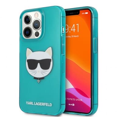 Karl Lagerfeld iPhone 13 Pro Deksel Fluo Blå