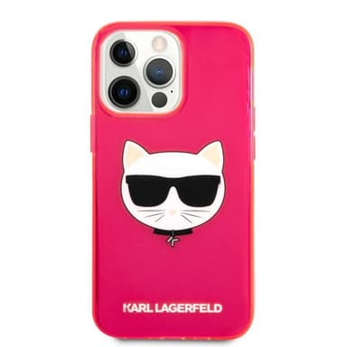 Karl Lagerfeld iPhone 13 Pro Deksel Fluo Rosa
