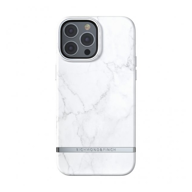 Richmond & Finch iPhone 13 Pro Max Deksel White Marble
