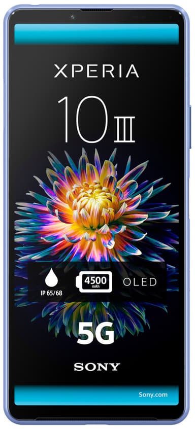 Sony Xperia 10 III - 5G smarttelefon 6/128GB (blå)