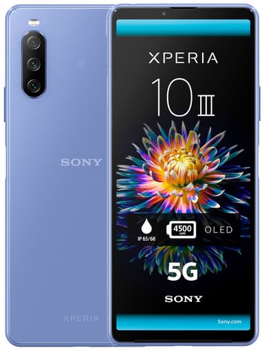 Sony Xperia 10 III - 5G smarttelefon 6/128GB (blå)