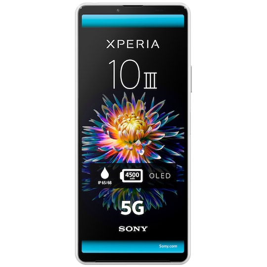 Sony Xperia 10 III - 5G smarttelefon 6/128GB (hvit)