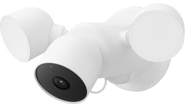 Google Nest Cam kablet sikkerhetskamera med flomlys