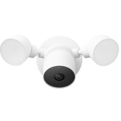 Google Nest Cam kablet sikkerhetskamera med flomlys