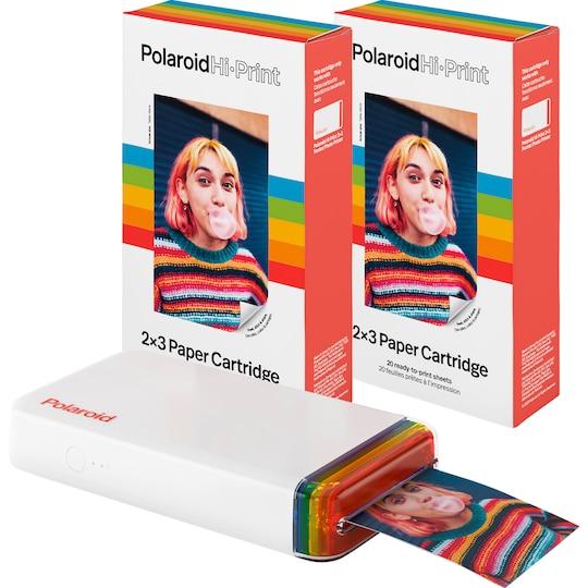 Polaroid Hi-Print Plus mobilprinter samlepakke