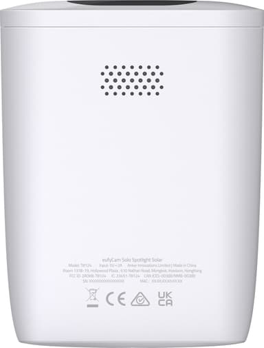 Eufy SoloCam S40 smartkamera med spotlys (hvit)