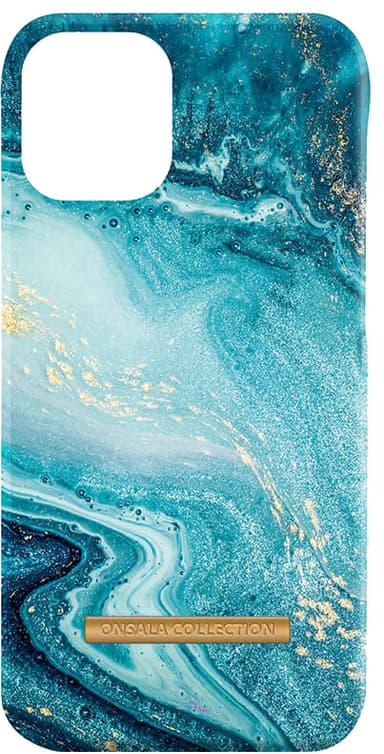 Onsala Fashion iPhone 13 mini deksel (blue sea marble)