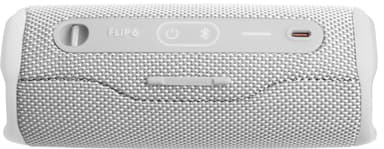 JBL Flip 6 bærbar høyttaler (hvit)