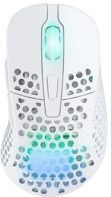 Xtrfy M4 Wireless RGB gamingmus (hvit)