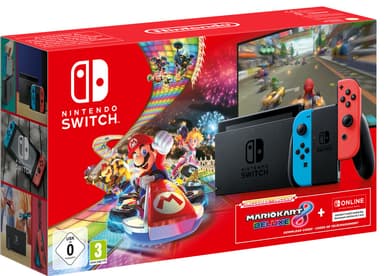 Nintendo Switch og Mario Kart 8 Deluxe samlepakke