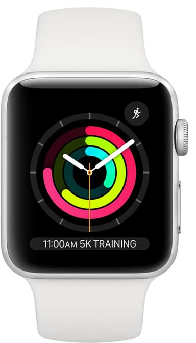 Apple Watch Series 3 42 mm (hvit sportsreim)