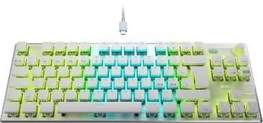 Roccat Vulcan TKL PRO gamingtastatur (hvit)