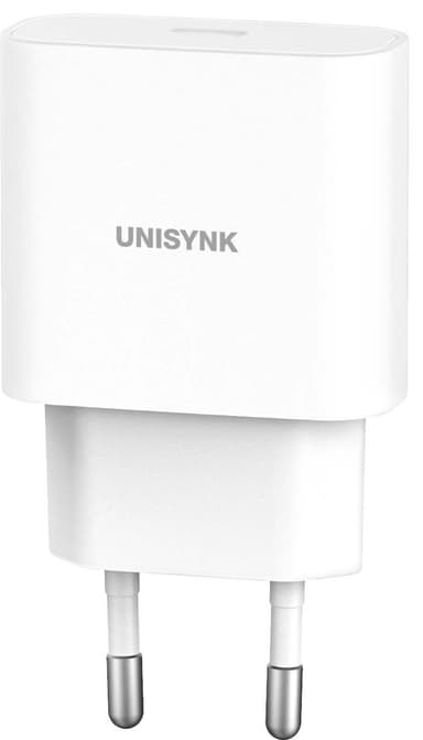 Unisynk 20W USB-C vegglader (hvit)