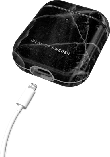 iDeal of Sweden AirPods 1/2 deksel (black thunder marble)