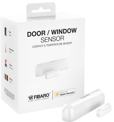 Fibaro dør- og vindussensor for HomeKit (hvit)