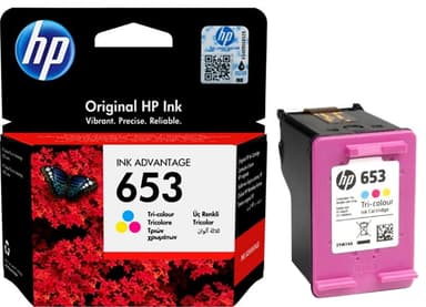 HP 653 Tricolor blekkpatron