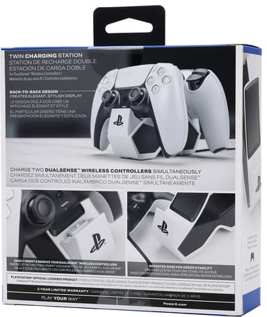 PowerA Twin ladestasjon til PlayStation 5