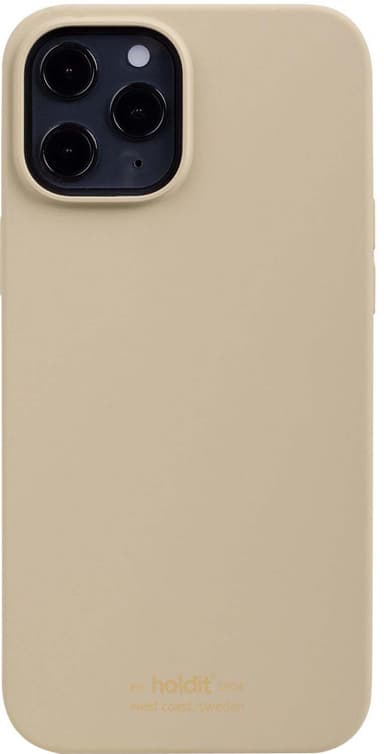 Holdit silikondeksel til iPhone 12 Pro Max (beige)