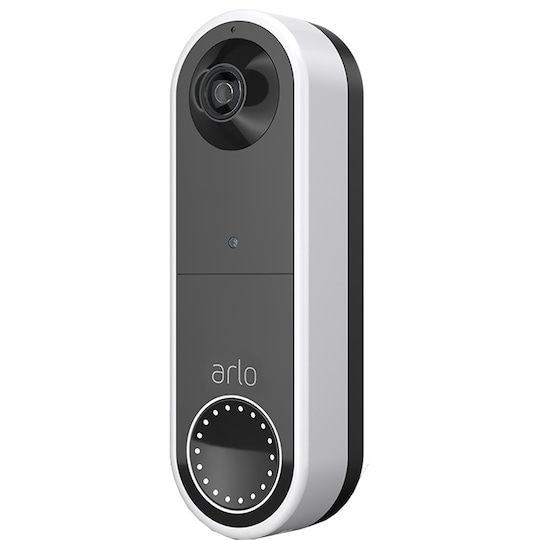 Arlo Wire-Free Video Doorbell smart ringeklokke + Arlo Chime V2 samlepakke
