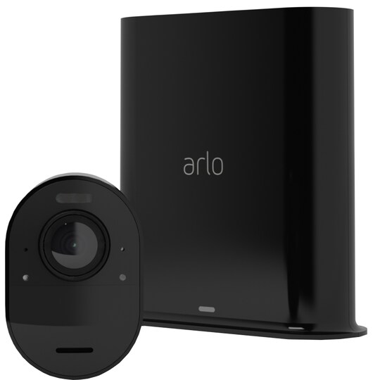 Arlo Ultra 2 4K trådløst sikkerhetskamera (tillegg, sort)