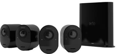 Arlo Ultra 2 4K trådløst sikkerhetskamerasystem 4-pakning (sort)